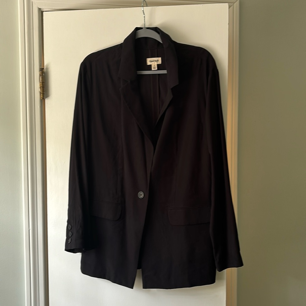 Black Blazer Rayon